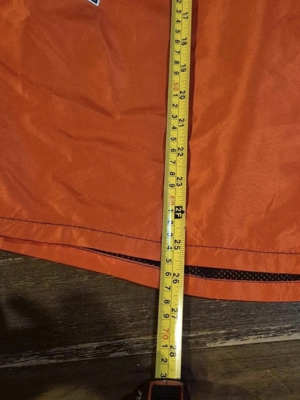 GS-115 Men's Hustle Orange Bandana Swim Trunks 3X - Picture 2 of 4